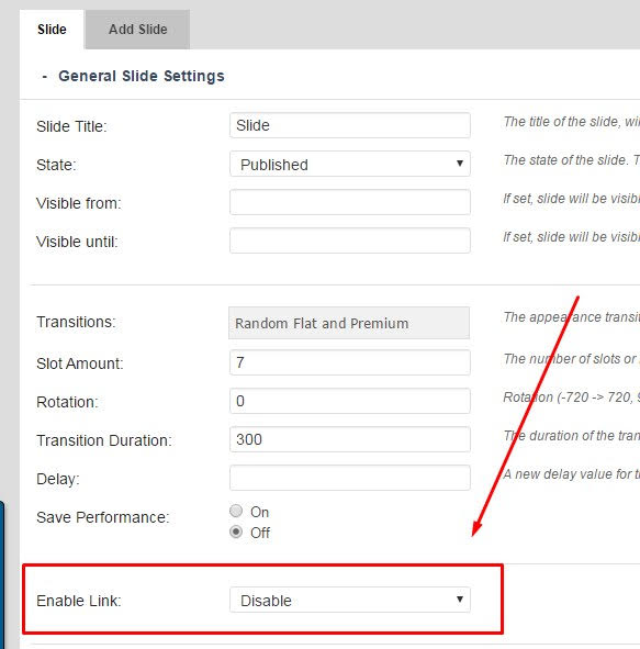 Linking Slides